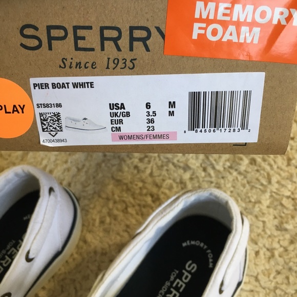 Sperry pier boat white top-sider women’s sneakers - Picture 6 of 6